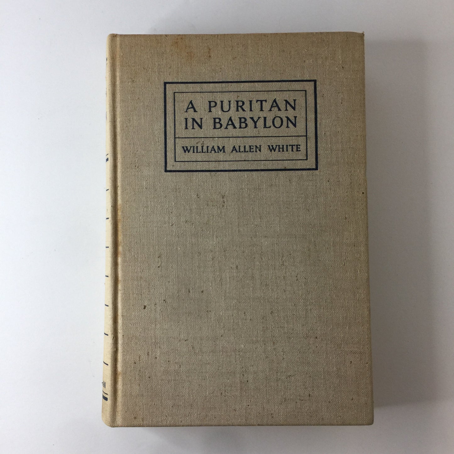 A Puritan in Babylon - William Allen White - Signed - 1938