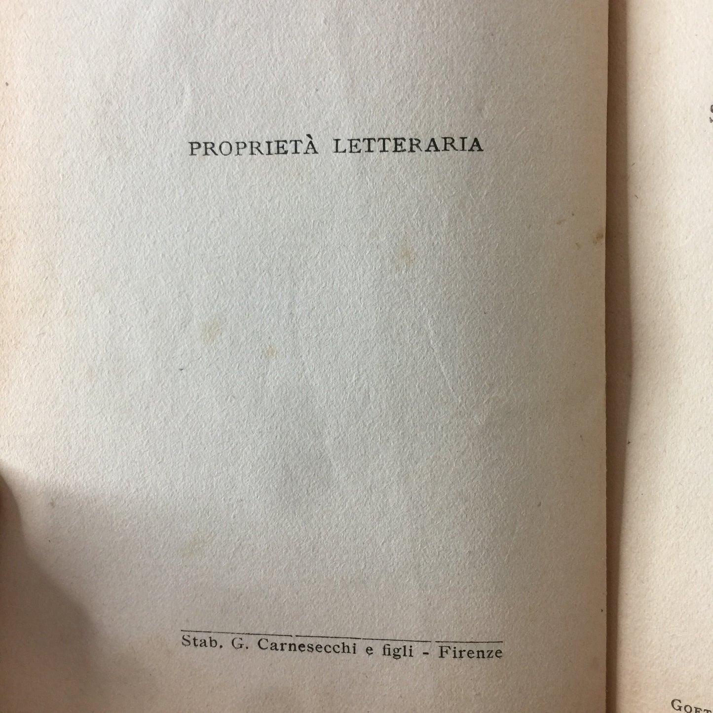 Viaggio in Italia - J. W. Goethe - Vol 1 and 3