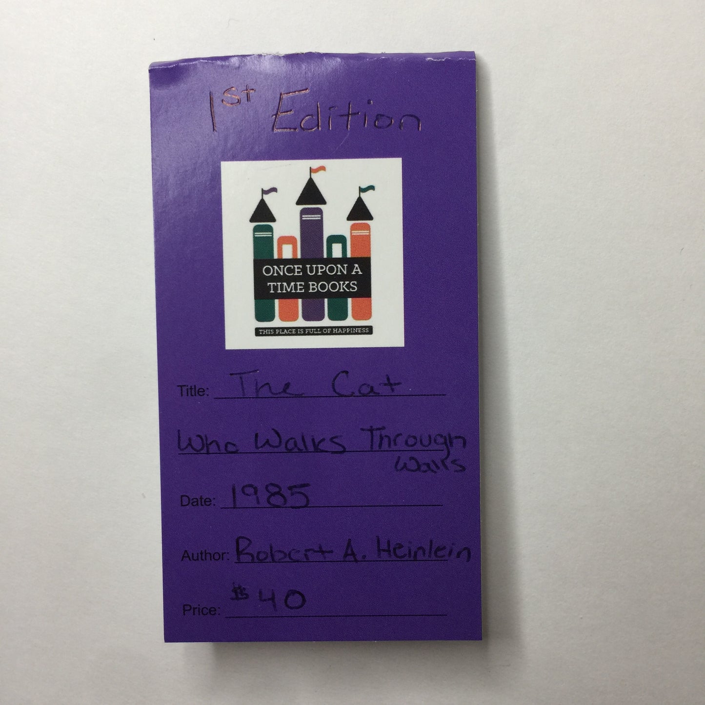 The Cat Who Walks Through Walls - Robert A. Heinlein - 1st Edition - 1985
