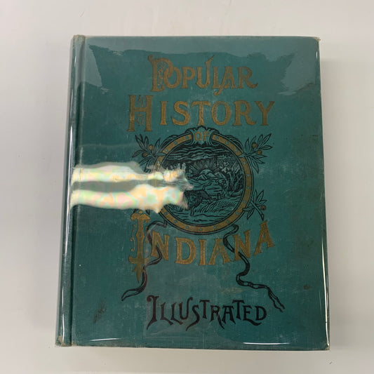 Popular History of Indiana - Mrs. Thomas A. Hendricks - Illustrated - 1891