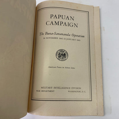 Papuan Campaign - Military Intelligence Division - 1944