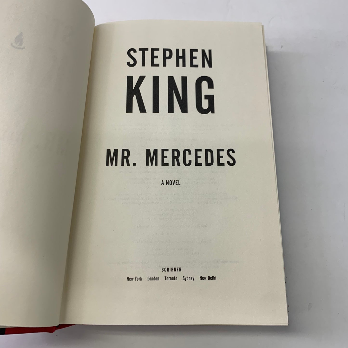 Mr. Mercedes - Stephen King - 1st Edition - 2014