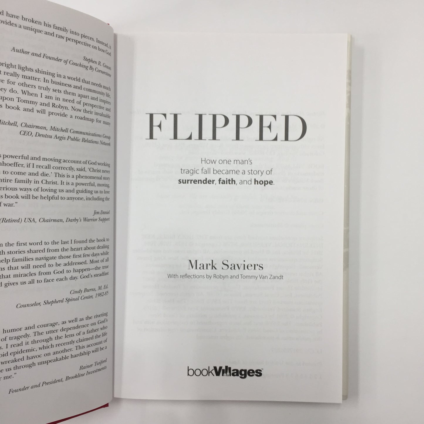 Flipped - Mark Saviers - Local Author - 2017