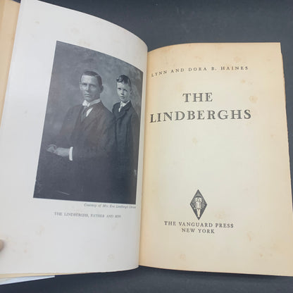 The Lindberghs - Lynn and Dora B. Haines - 1st Edition - 1931