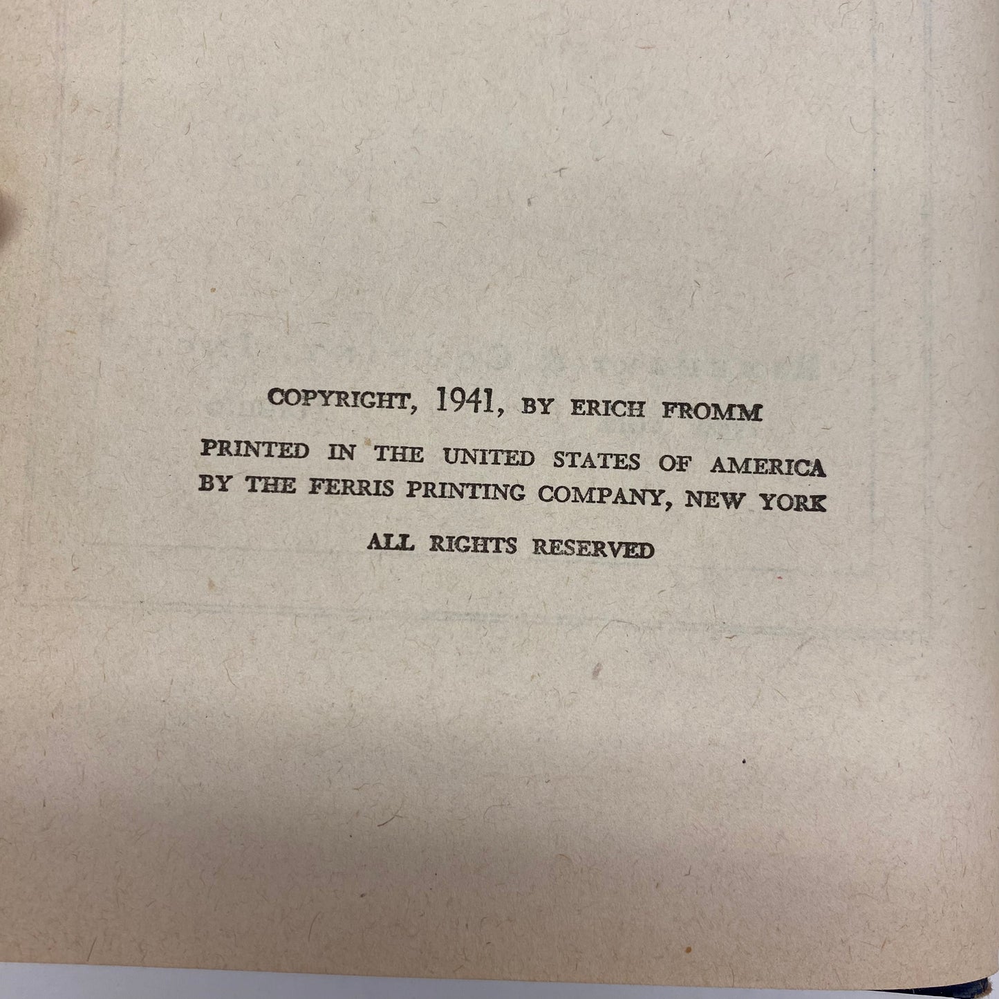 Escape From Freedom - Erich Fromm - 1941