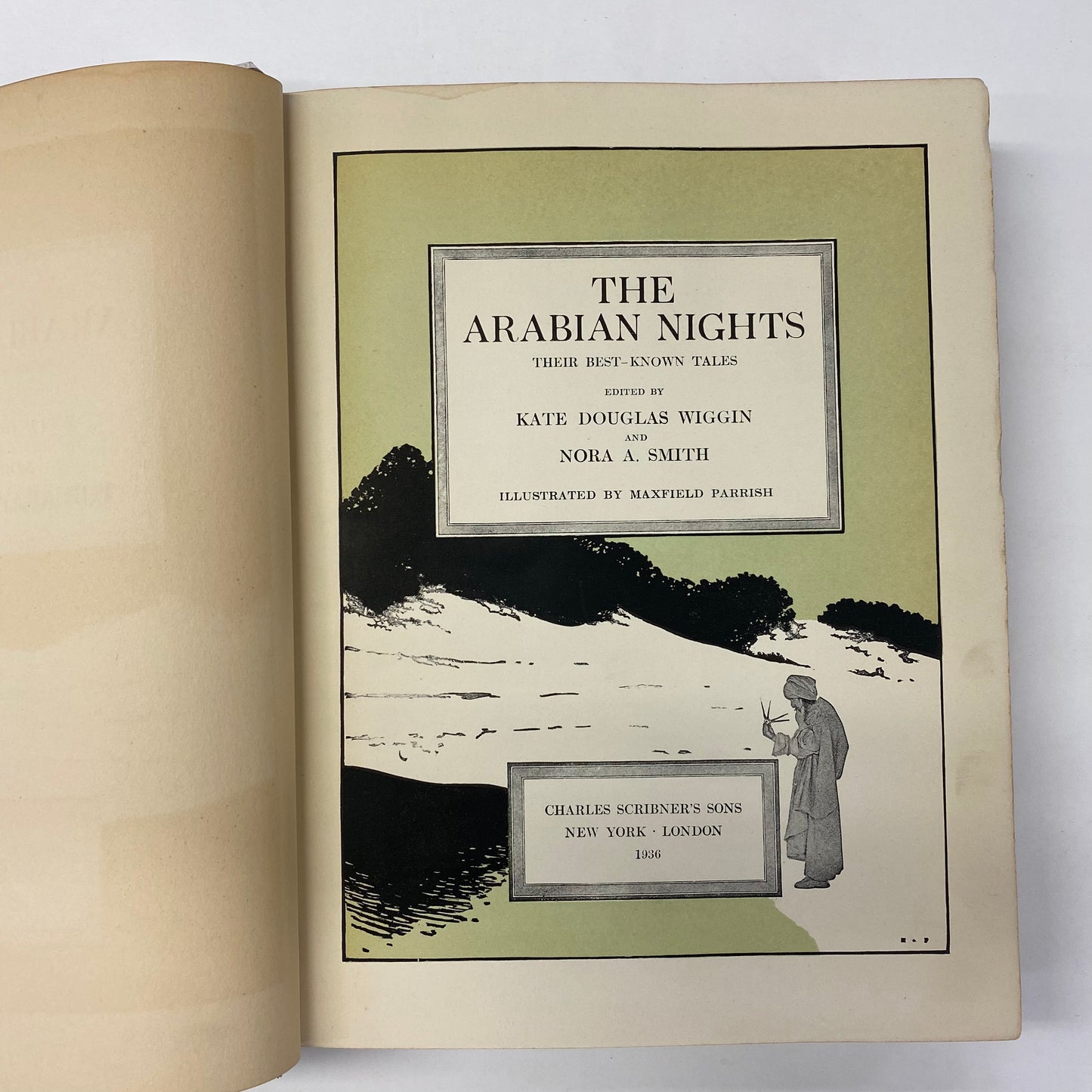 The Arabian Nights and Other Tales - Kate Wiggin, Nora Smith, Illustrated by Maxfield Parrish - 1936