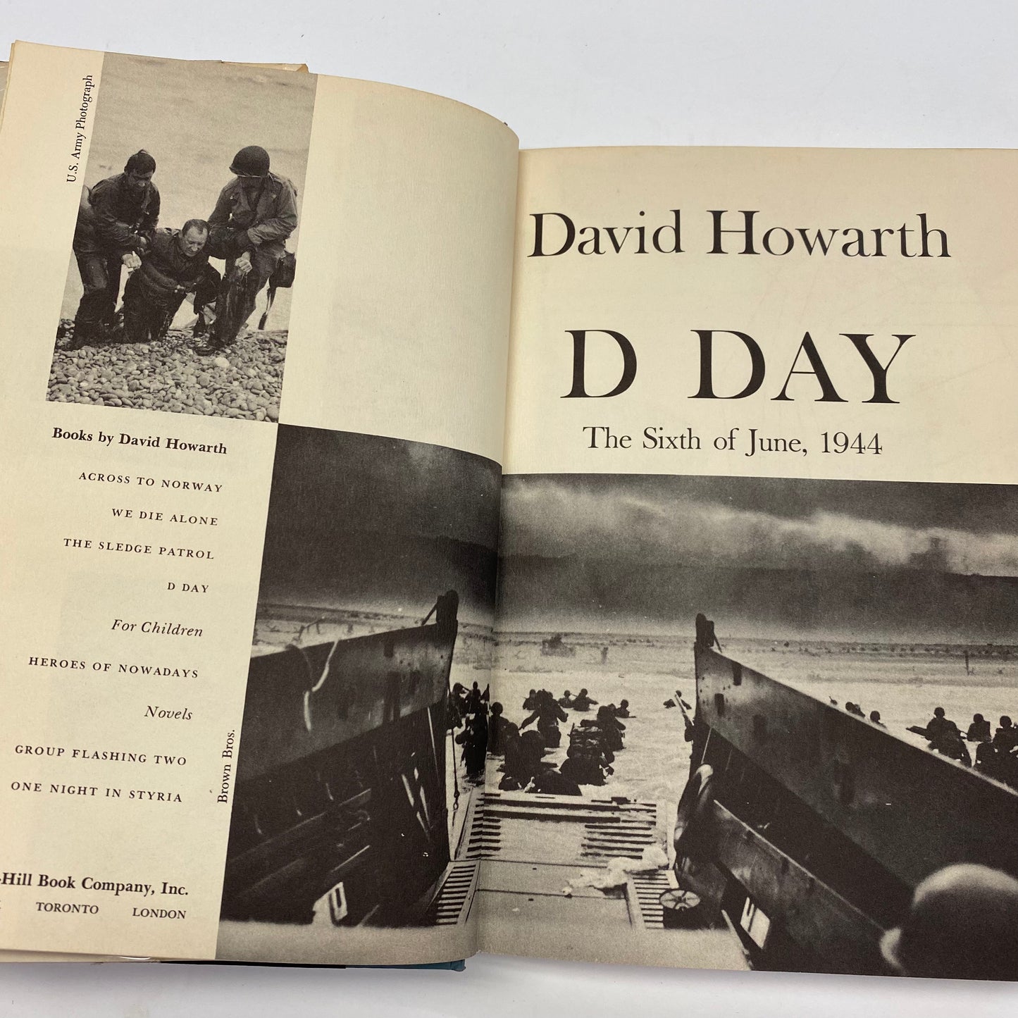 D-Day: The Sixth of June, 1944 - David Howarth - 1st Edition - 1959