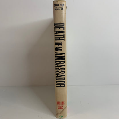 Death of an Ambassador - Manning Coles - Book Club Edition - 1957