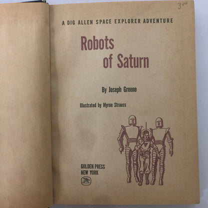 Robots of Saturn - Joseph Greene - 1962