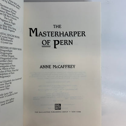 The Masterharper of Pern - Anne McCaffrey - 1st Edition - 1998