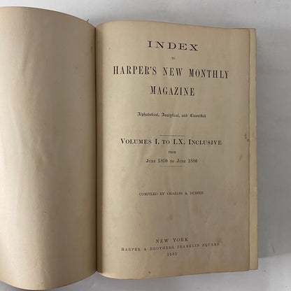 Harper's New Monthly Magazine - Charles A. Durfee - 1881