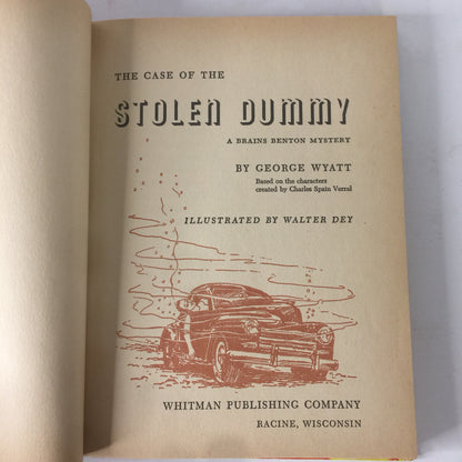 The Case of the Stolen Dummy - George Wyatt - 1st Edition - 1961