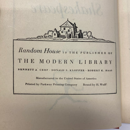 The Tragedies of Shakespeare in Two Volumes - William Shakespeare - Volume 1 - c. 1940