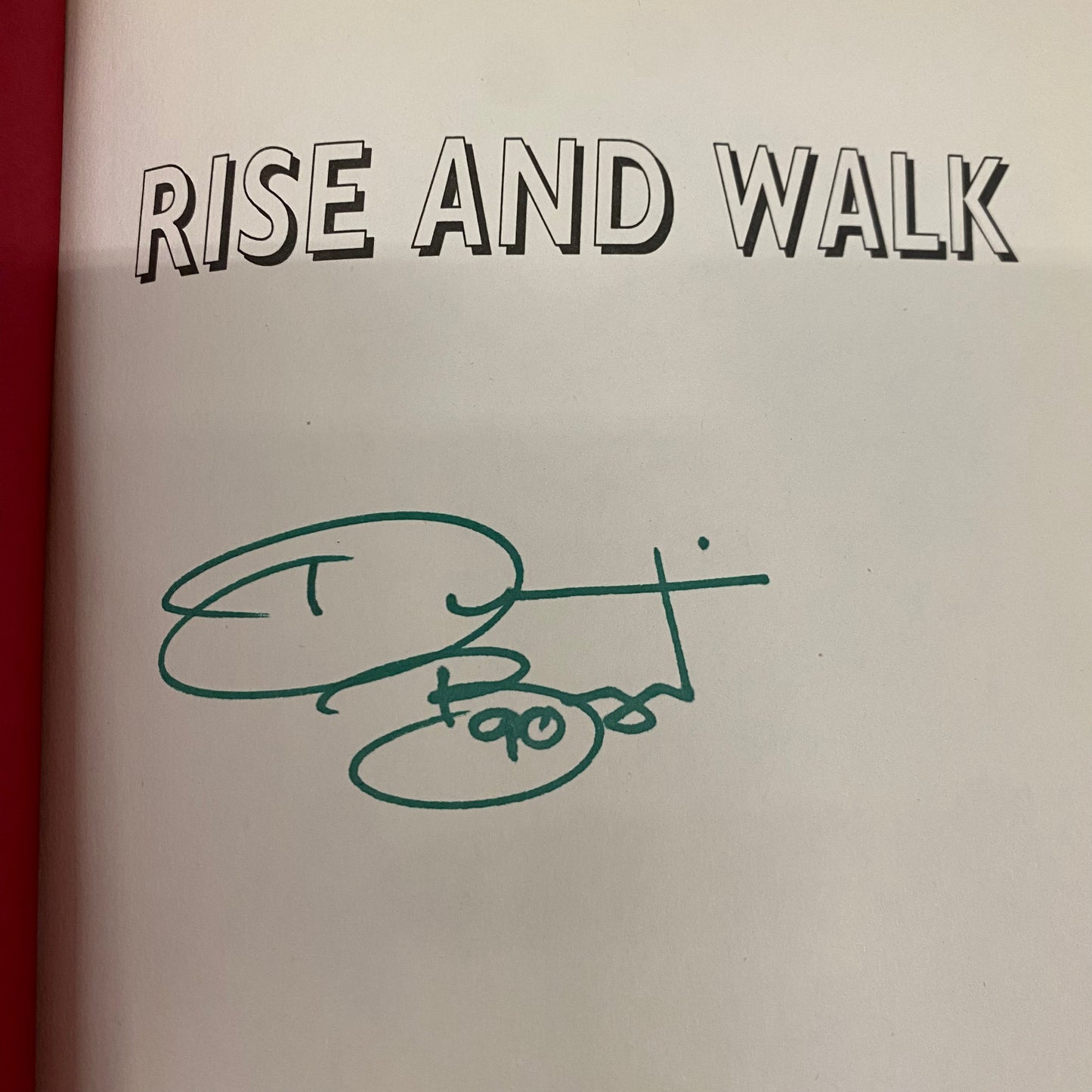 Rise and Walk - Dennis Byrd - Signed - 1st Edition - 1993