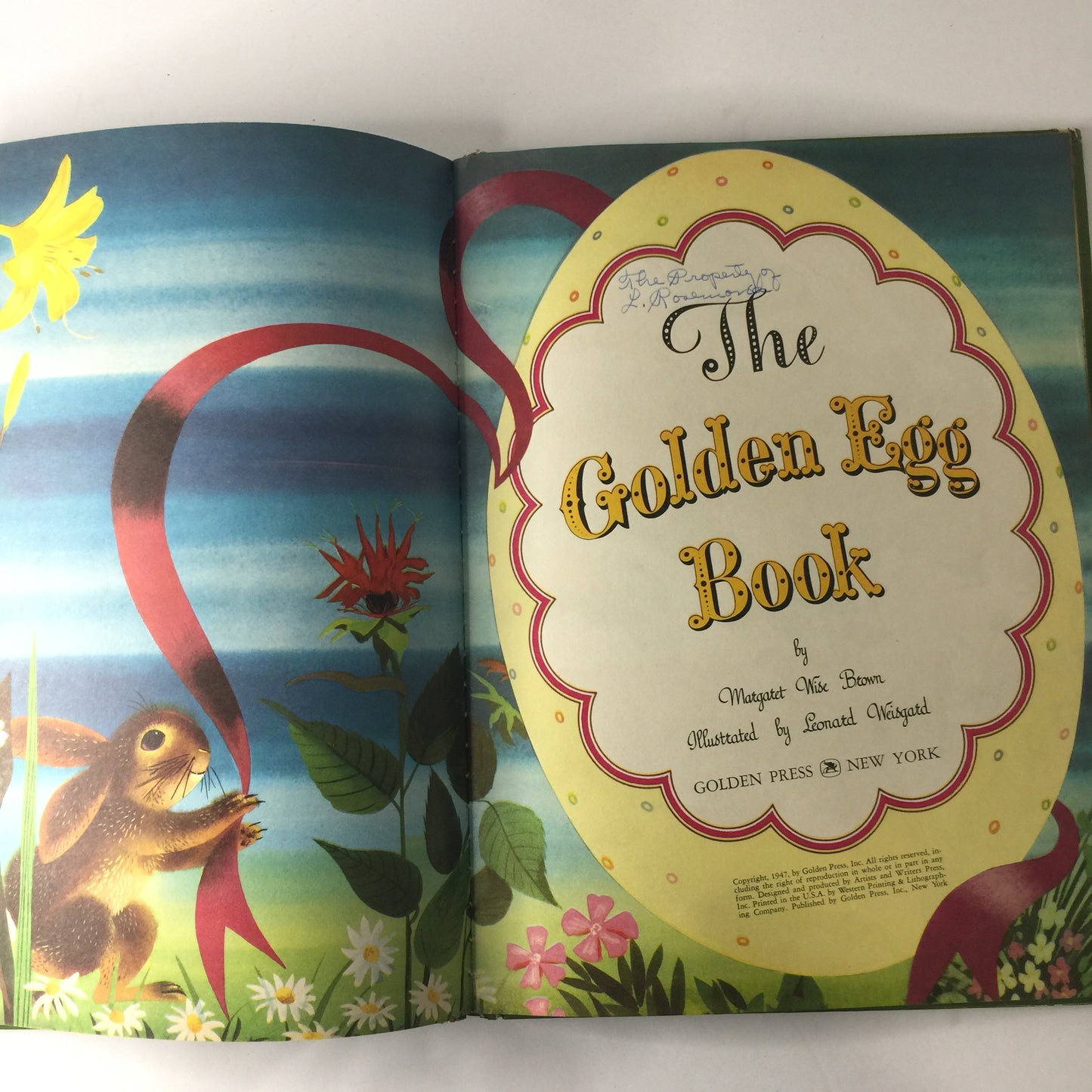 The Golden Egg Book - Margaret Wise Brown - 1947