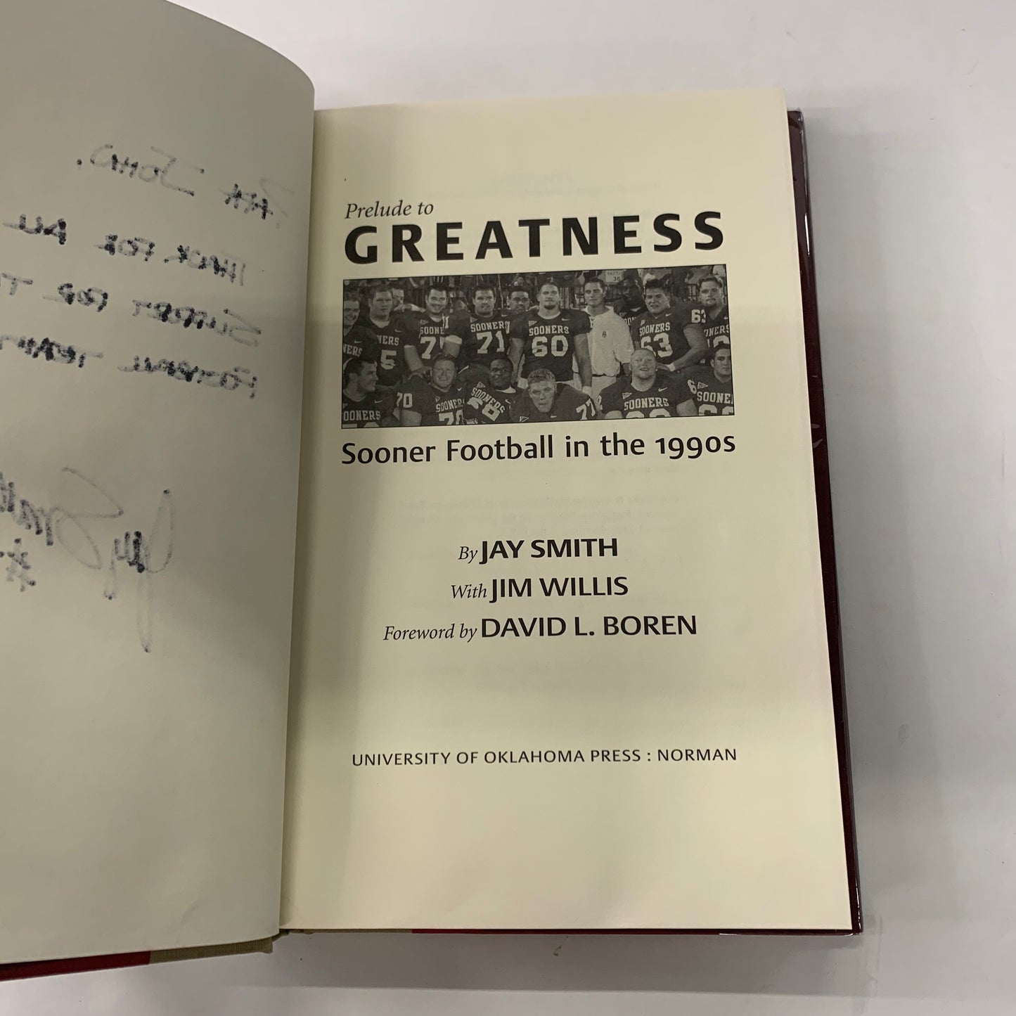 Prelude to Greatness - Jay Smith and Jim Willis - Inscribed by Smith - 2003