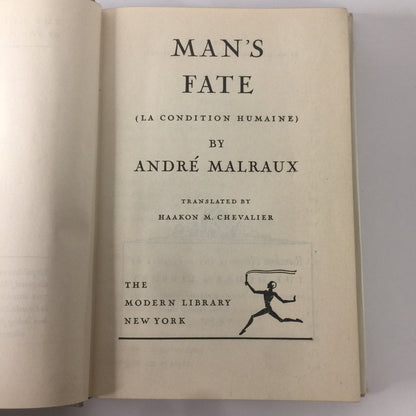 Man’s Fate - Andre Malraux - 1934