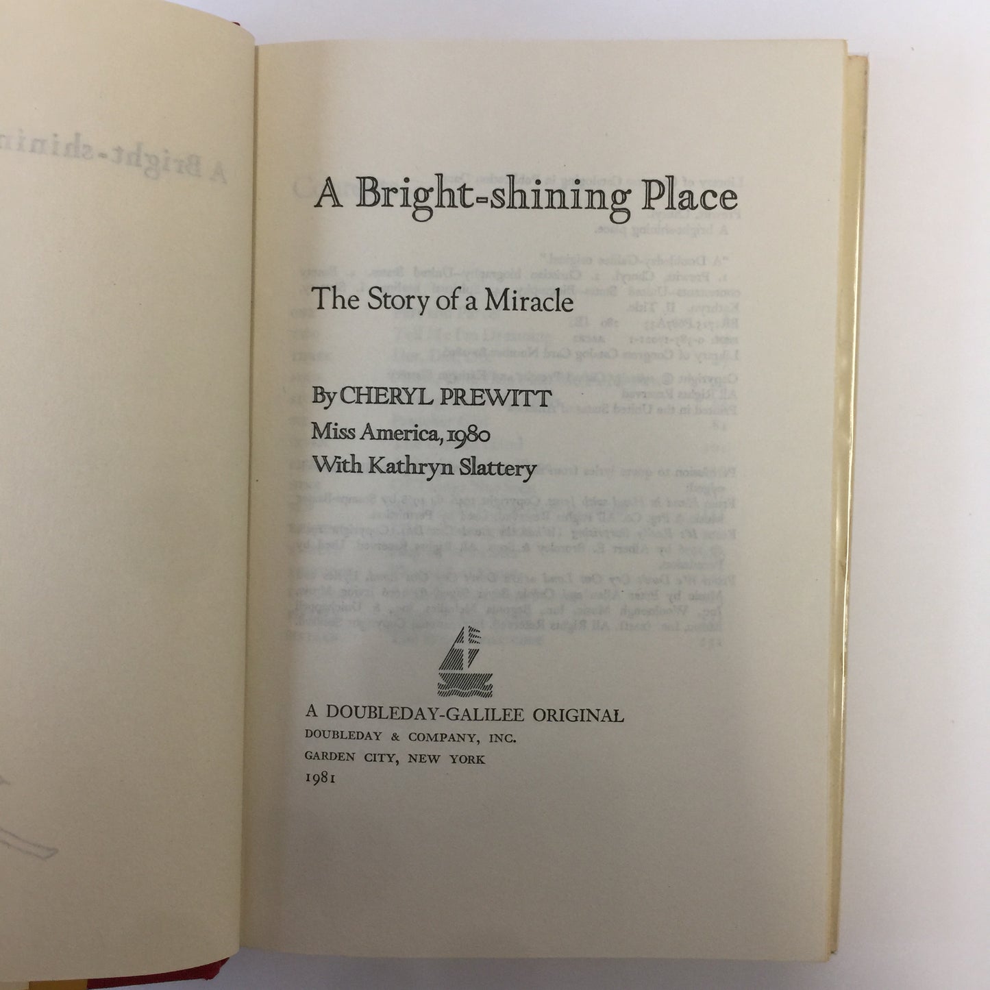 A Bright-Shining Place - Cheryl Prewitt - Inscribed