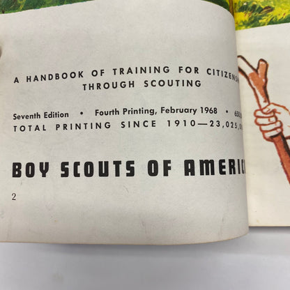 Boy Scout Handbook - Various - 7th Edition - 4th Printing - 1965