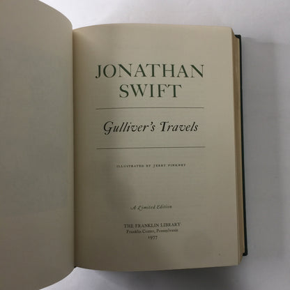 Gulliver’s Travels - Jonathan Swift - Franklin Library - Limited Edition - 1977