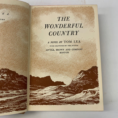 The Wonderful Country - Tom Lea - 1st Edition - Signed - 1952