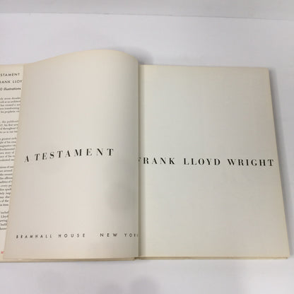 A Testament - Frank Lloyd Wright - 1957