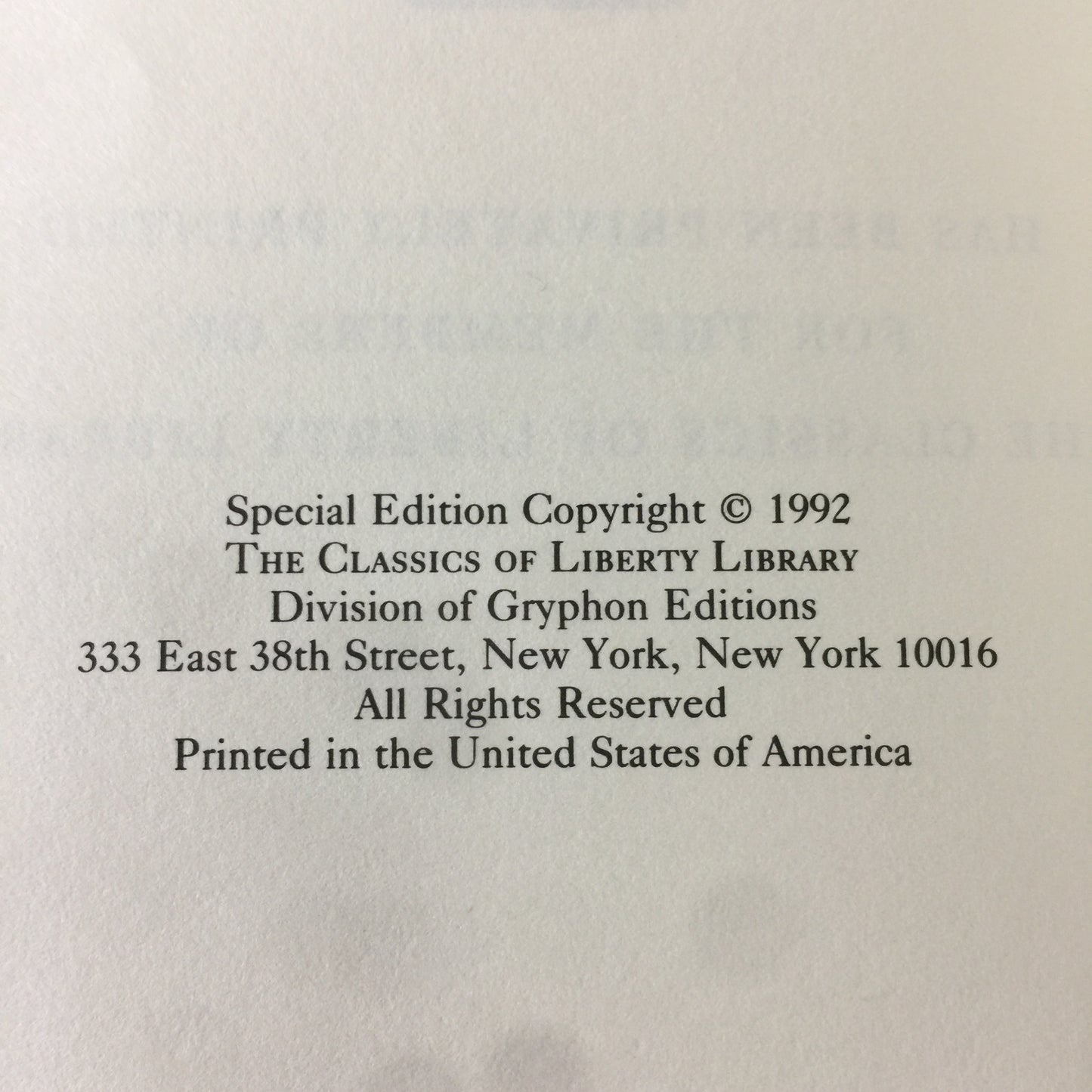 Common Sense: Rights of Man - Thomas Paine - 1992