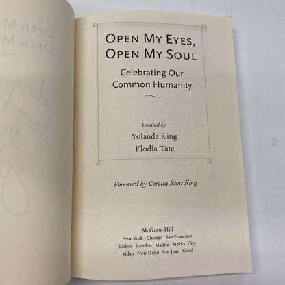 Open My Eyes, Open My Soul - Yolanda King and Eloida Tate - Signed - 2004