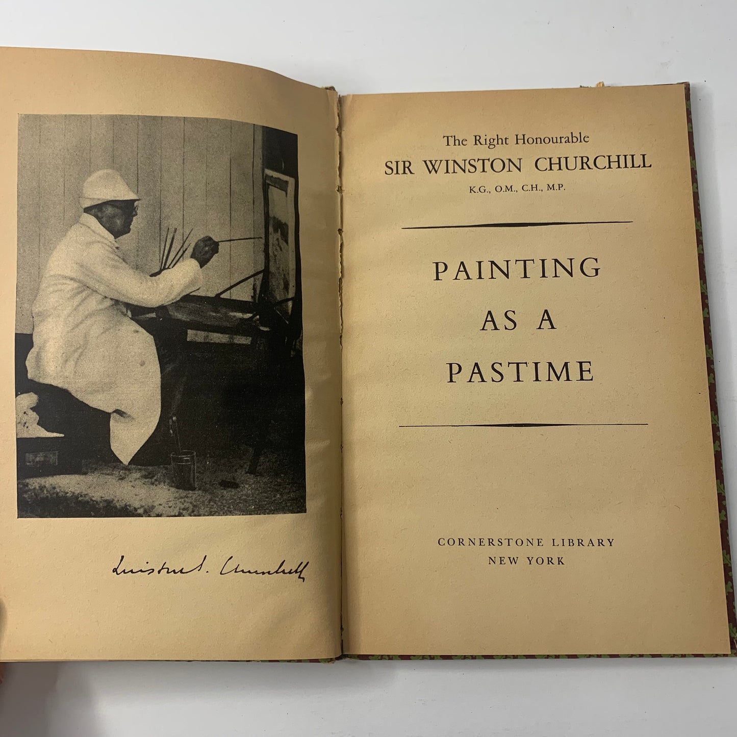 Painting As A Pastime - Winston S. Churchill - Reprint - 1965