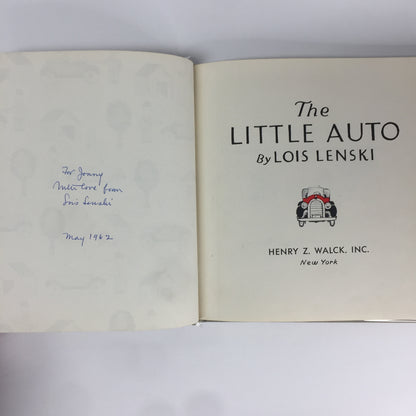 The Little Auto - Lois Lensky - Signed - 1961