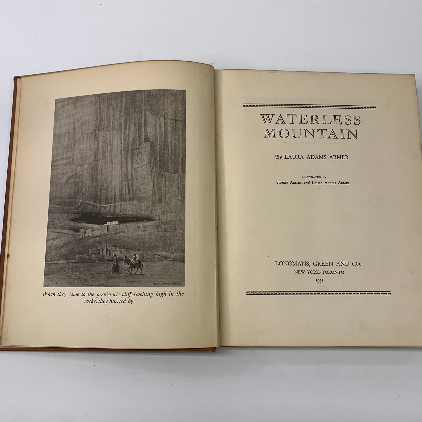 Waterless Mountain - Laura Adams Armer - 2nd Print - 1932 Newbery Winner - 1931