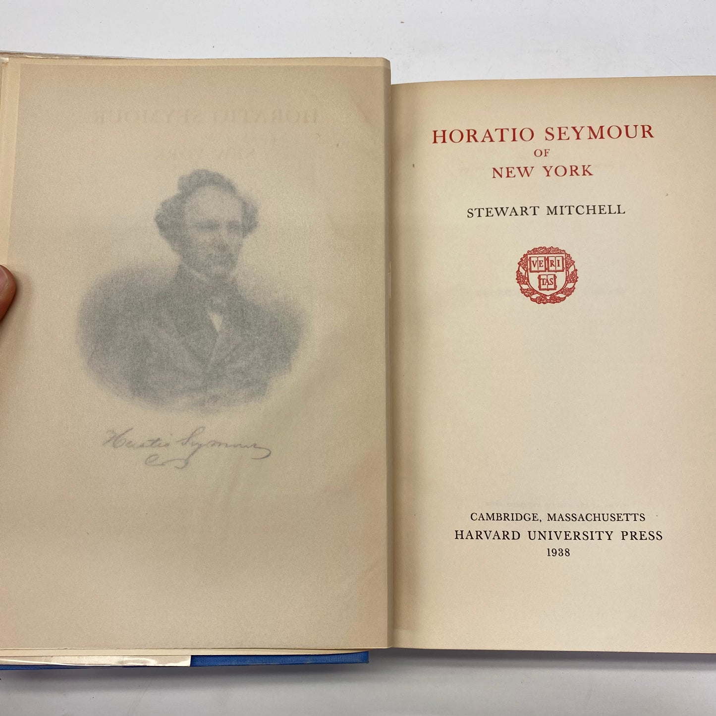 Horatio Seymour of New York - Stewart Mitchell - 1st Edition - 1938