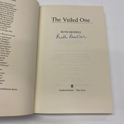 The Veiled One - Ruth Rendell - 1st Edition - Signed - 1988