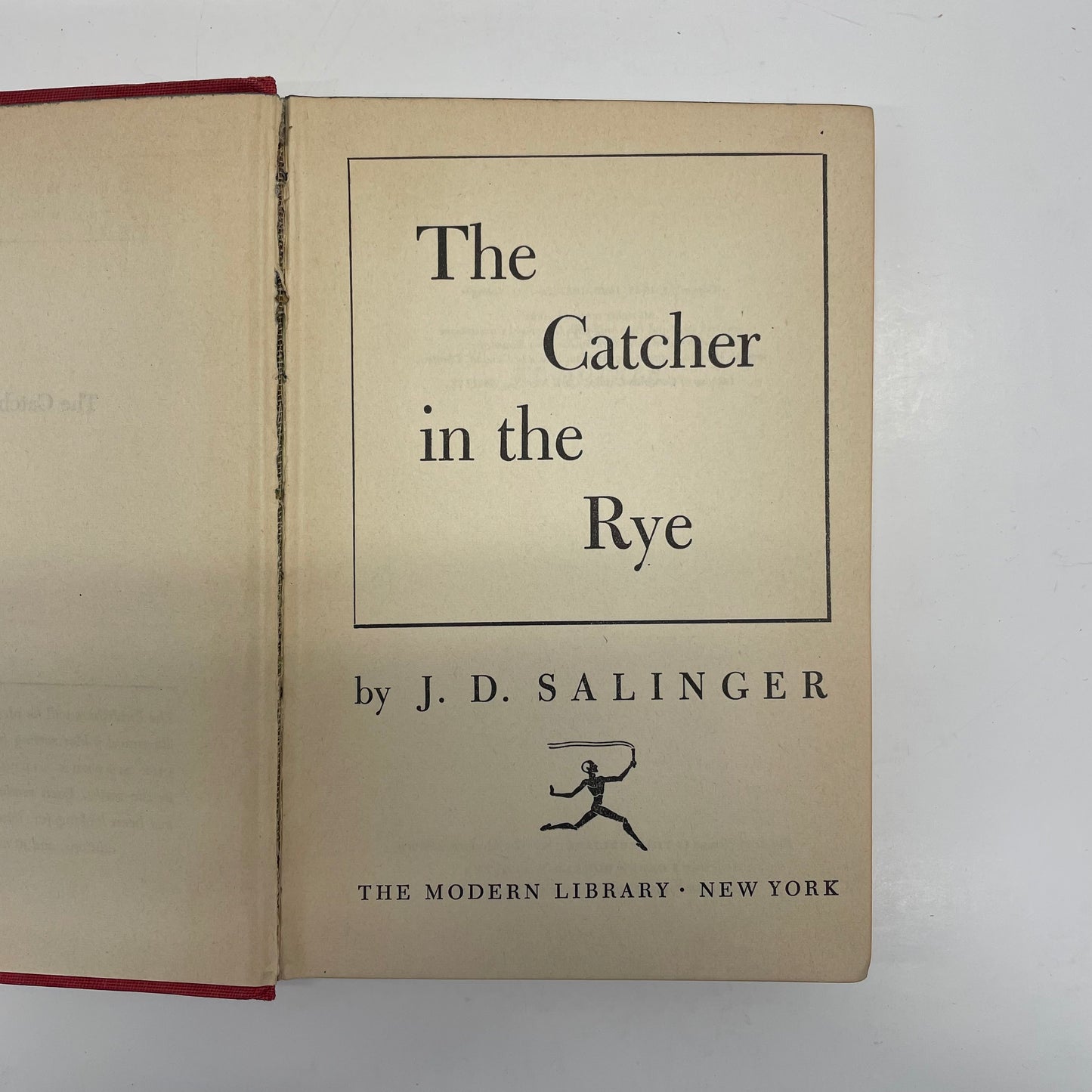 The Catcher in the Rye - J. D. Salinger - Modern Library - 1951