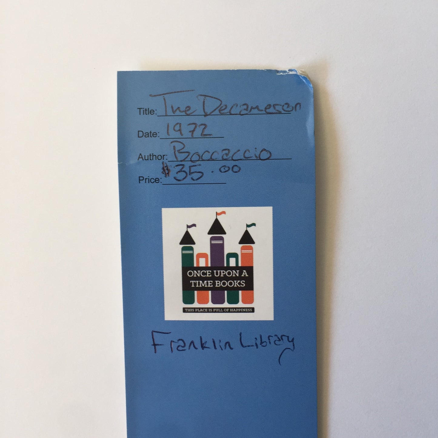 The Decameron - Giovanni Boccaccio - Franklin Library - 1972