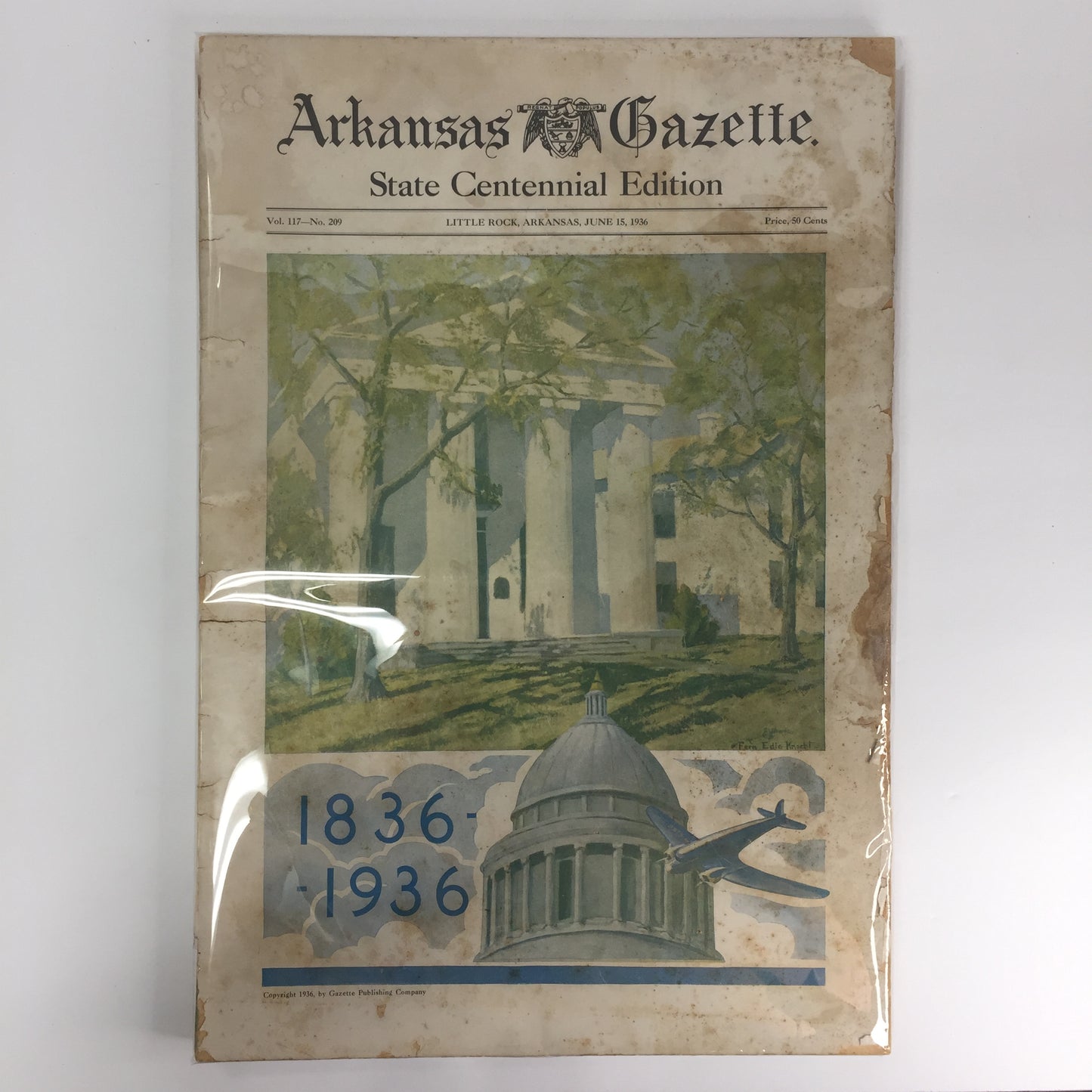 Arkansas Gazette - State Centennial Edition - Volume 117: No. 209 - 1936