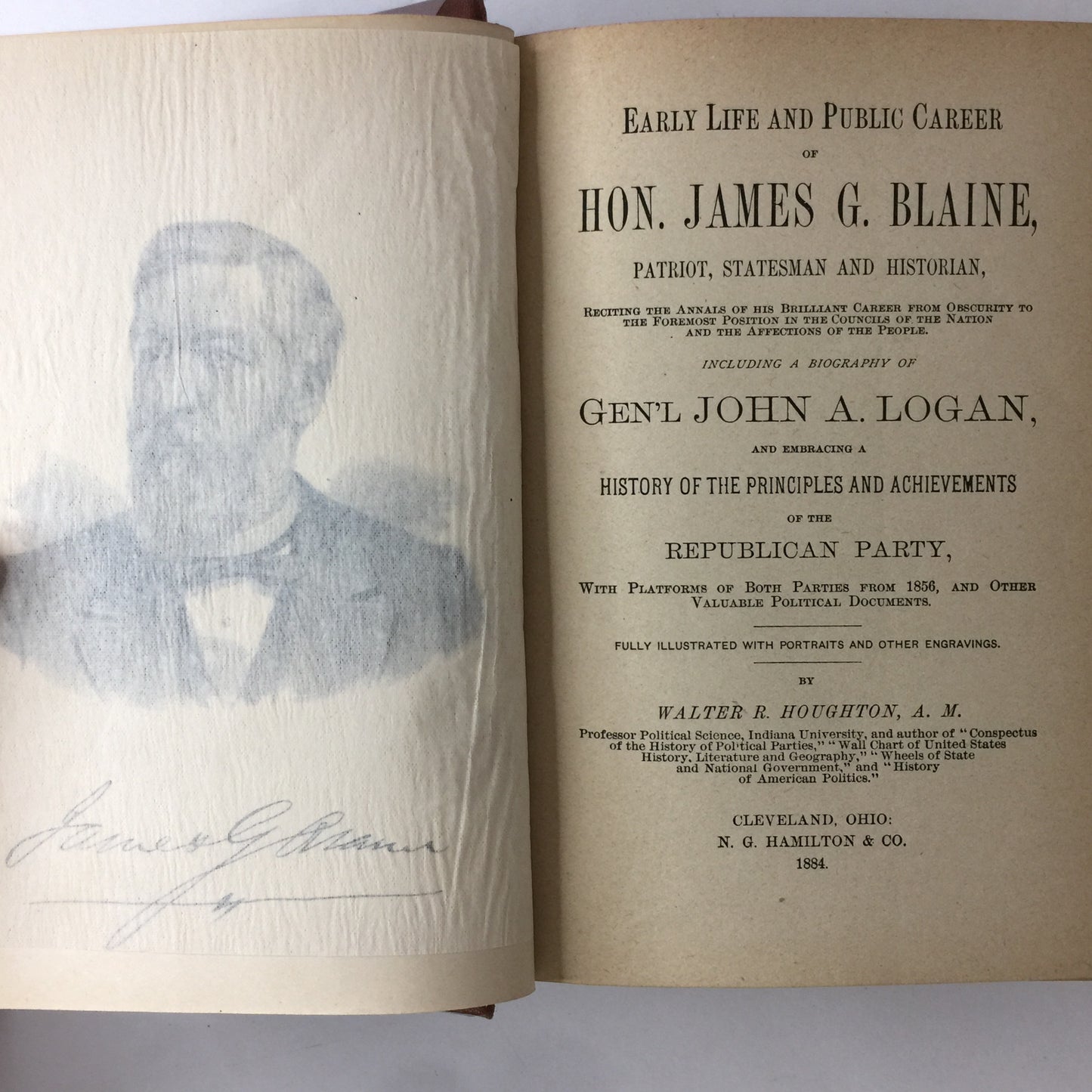 Lives of James G. Blaine and John A. Logan - Walter Houghton - 1884