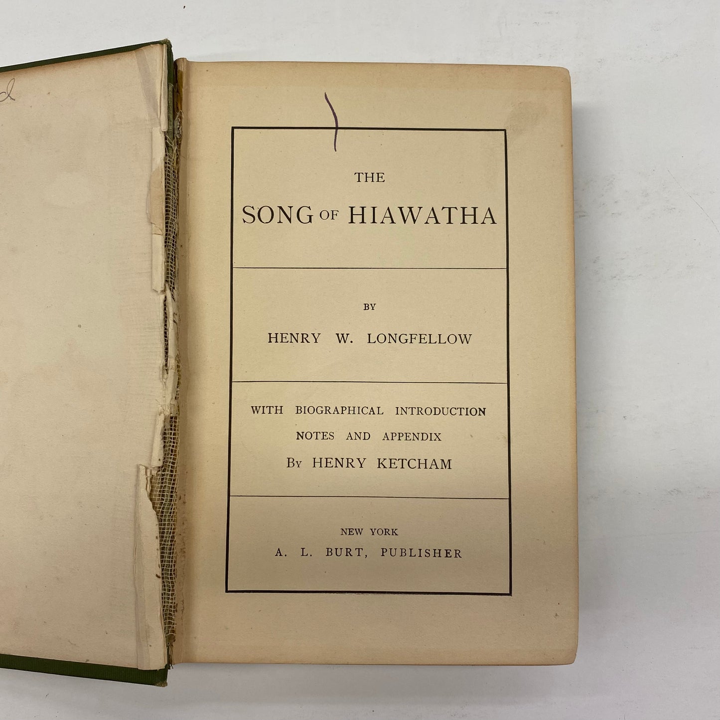 The Song of Hiawatha - Henry W. Longfellow - c. 1990