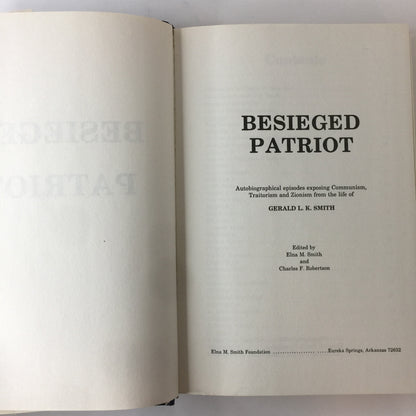 Besieged Patriot - Gerald Smith - 1978