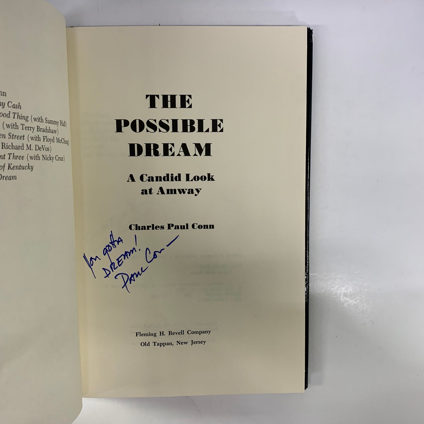 The Possible Dream - Charles Paul Conn - Signed - 1977