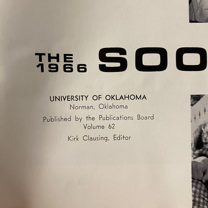 Sooner - Vol. 62 - University of Oklahoma - 1966