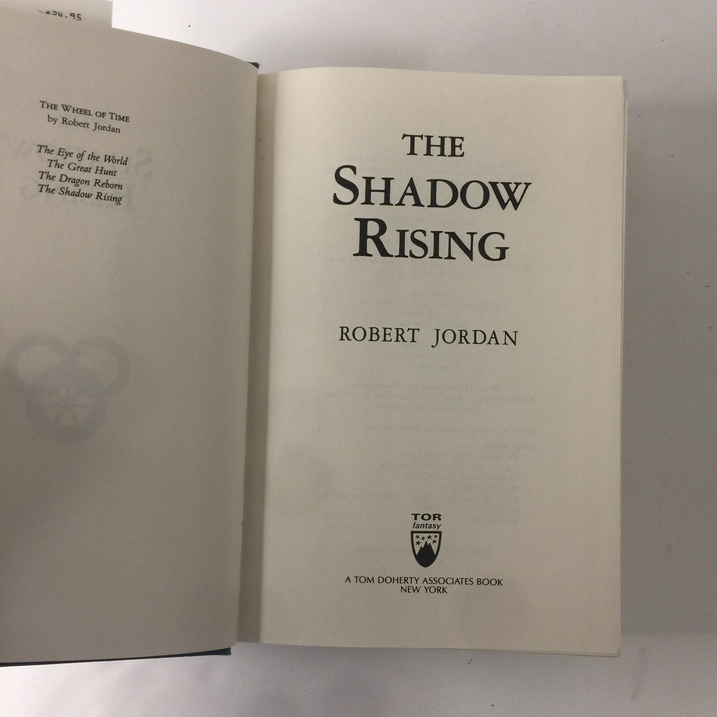 The Shadow Rising - Robert Jordan - 4th Print - 1992