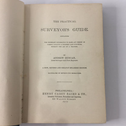 Practical Surveyor’s Guide - Andrew Duncan - 1914