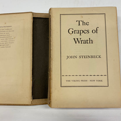 The Grapes of Wrath - John Steinbeck - 13th Print - 1940