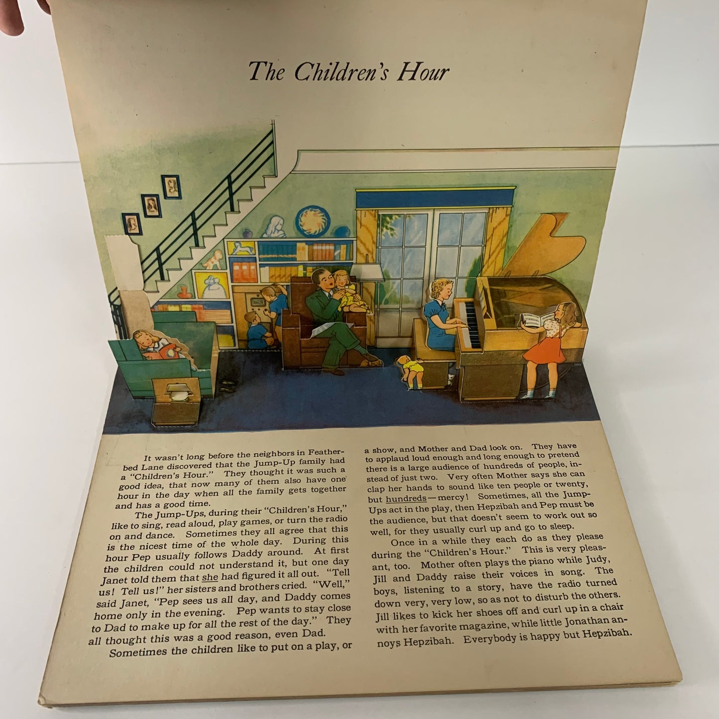 The Jolly Jump-Ups and Their New House - Geraldine Clyne  - 1st Edition - 1939