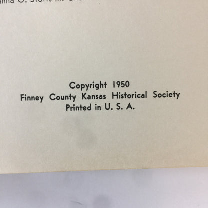 History of Finney County Kansas - Various - Vol. 1 - 1950