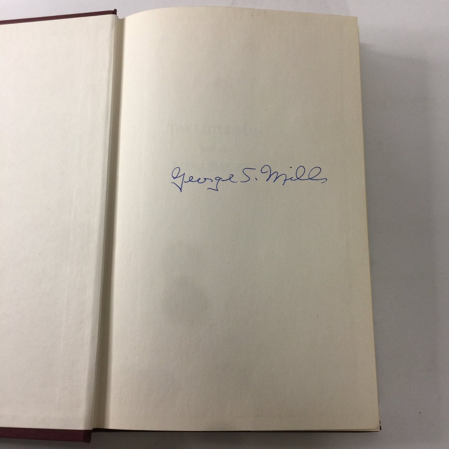 The Little Man with The Long Shadow - George S. Mills - Signed - 1964 Reprint - 1955