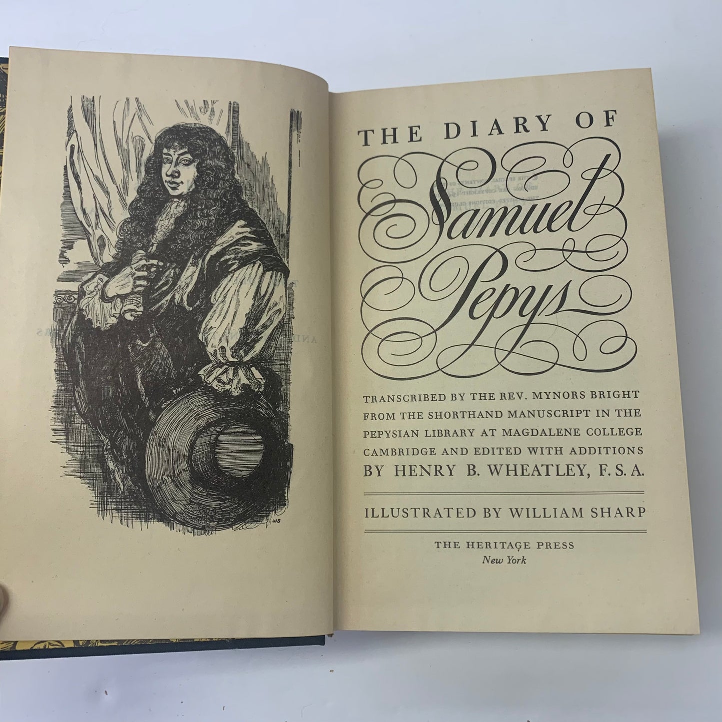 The Diary of Samuel Pepys - Henry B. Wheatley - 2 Volumes - 1942