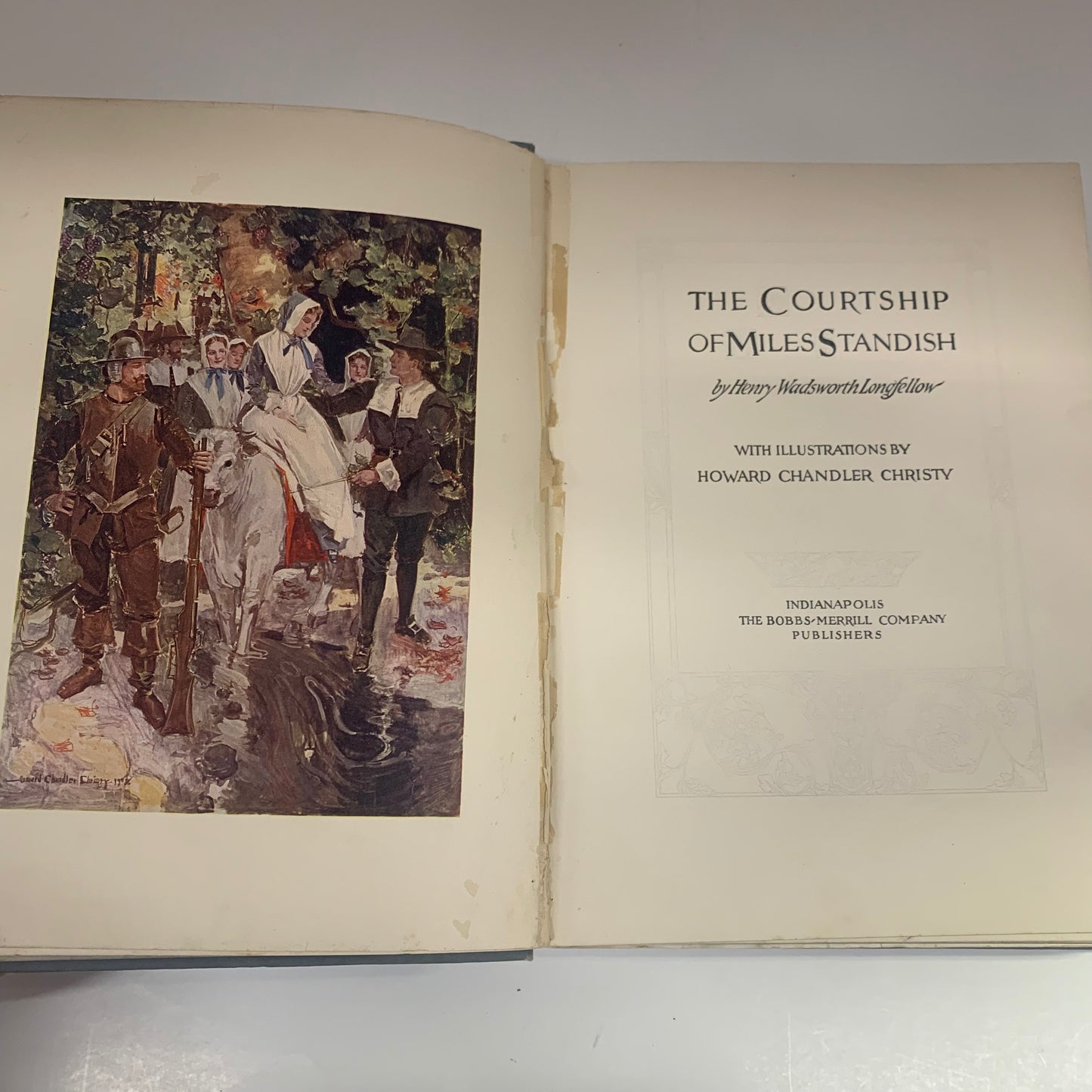 The Courtship of Miles Standish - Henry Wadsworth Longfellow - Illustrations by Howard Chandler Christy - 1903