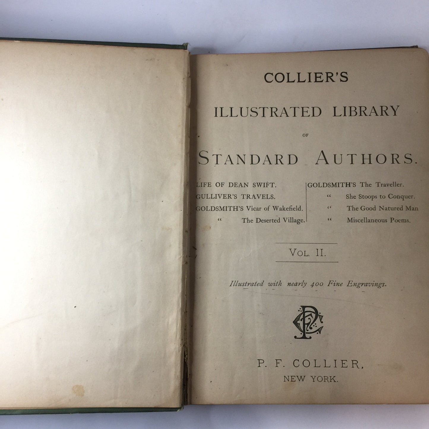 Collier’s Illustrated Library of Standard Authors - Vol II - 1900